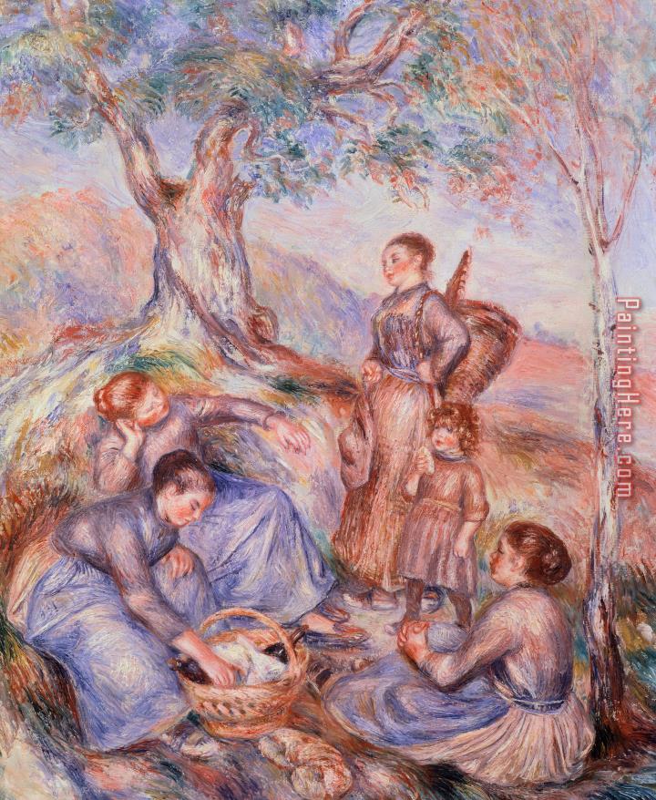 Pierre Auguste Renoir Harvesters Breakfast
